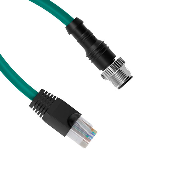 CBL ASSY CIRC 4P M TO RJ45 30'【STP-M12D-430】