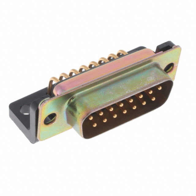 【M24308/24-32F】CONN D-SUB PLUG 15POS R/A SOLDER