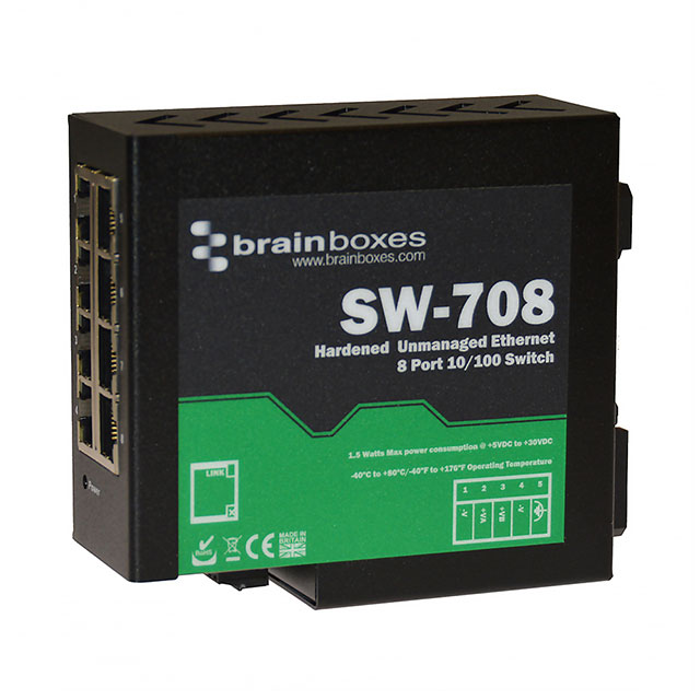 HARDENED INDUSTRIAL ETHERNET 8 P【SW-708】