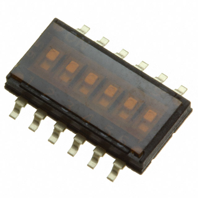 【97C06ST】SWITCH SLIDE DIP SPST 0.025A 24V