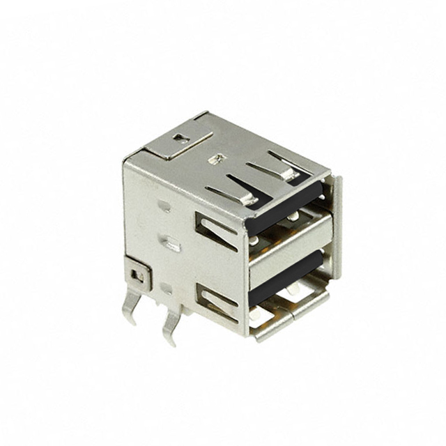 【AU-Y1008-R】CONN RCPT USB1.1 TYPEA STACK R/A
