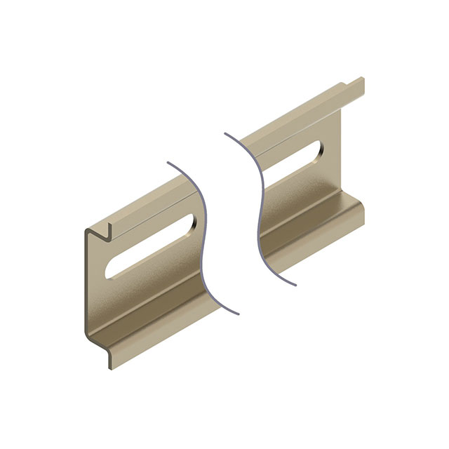 【DIN-35-105】DIN RAIL 35MMX7MM SLOTTED 4.1"