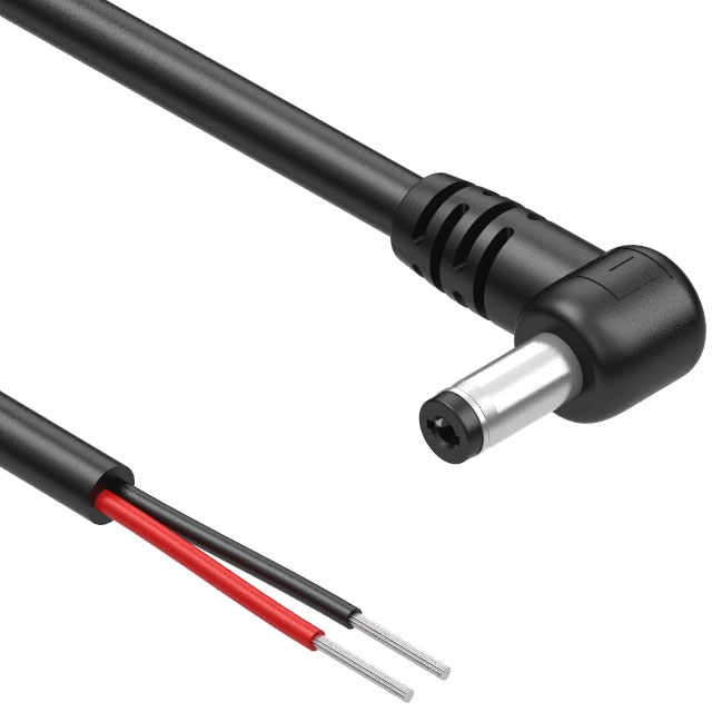CBL ASSY 2.1MM PLG-CBL RND 10'【10-03360】