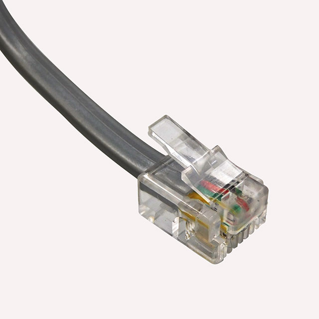 【BC-64SS007F】CABLE MOD 6P4C PLUG TO PLUG 7'