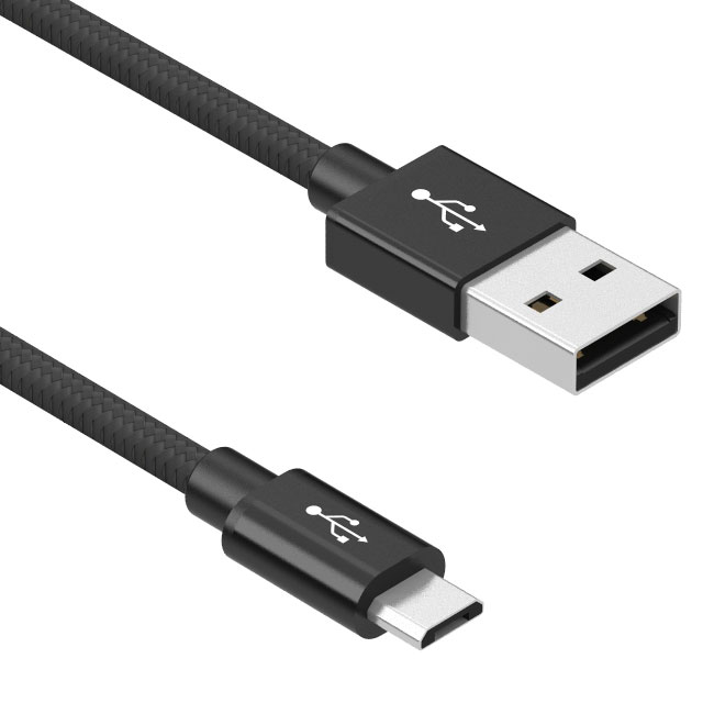 CBL USB2.0 A PLG-MCR B PLG 3.28'【10-03387】