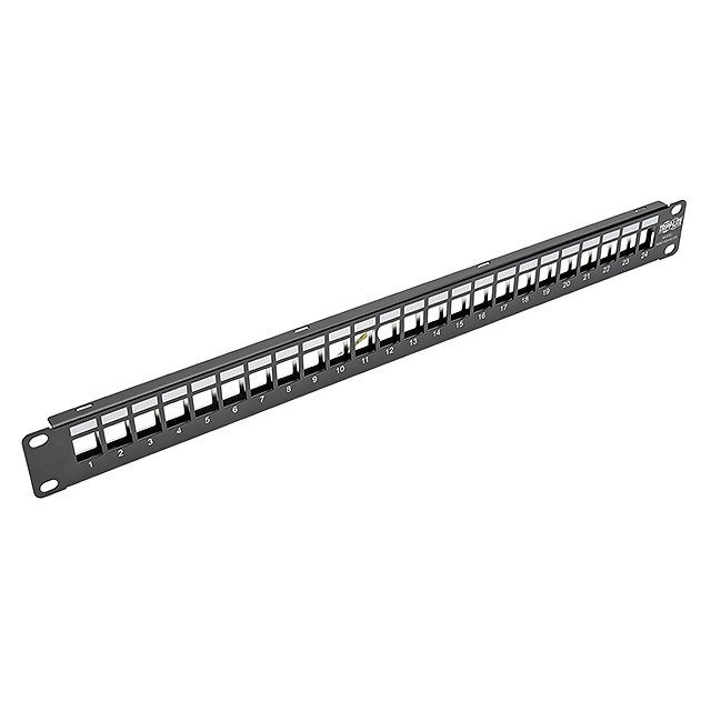 【N062-024-KJ-SH】24-PORT 1U RACK-MOUNT SHIELDED B