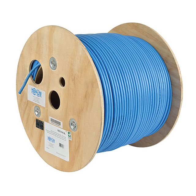 【N223-01K-BL】CABLE CAT6A 8CON 24AWG BLU 1000'
