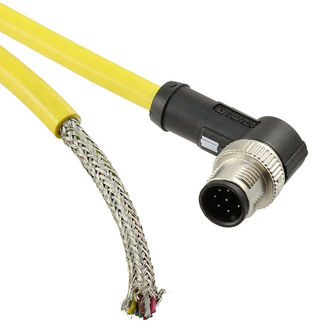【1406084】CBL 8POS PLUG RA TO WIRE 32.8'[バルク]