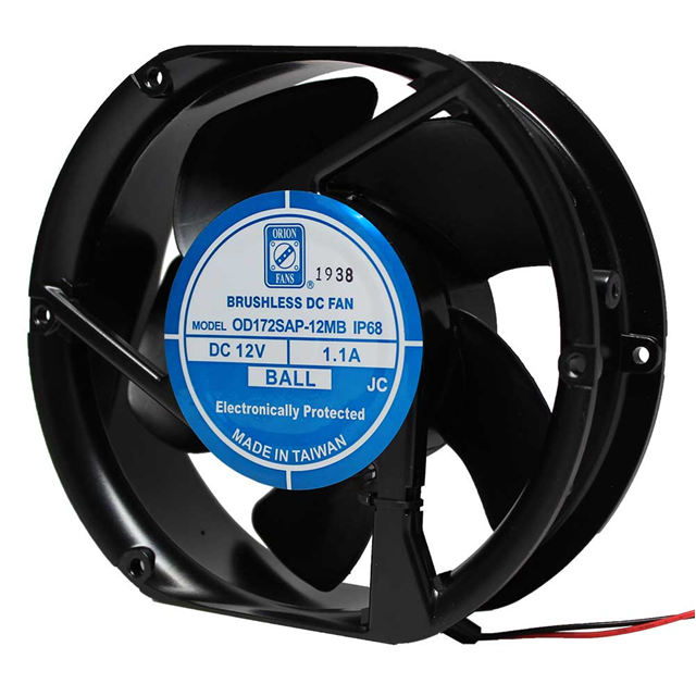 FAN AXIAL 172X51MM 24VDC WIRE【OD172SAP-24HBIP68】