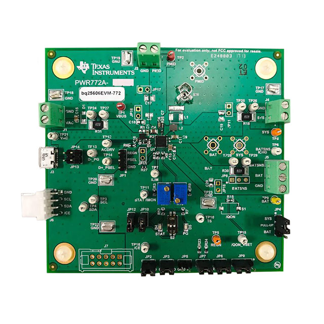 【BQ25606EVM-772】EVAL BOARD FOR BQ25606