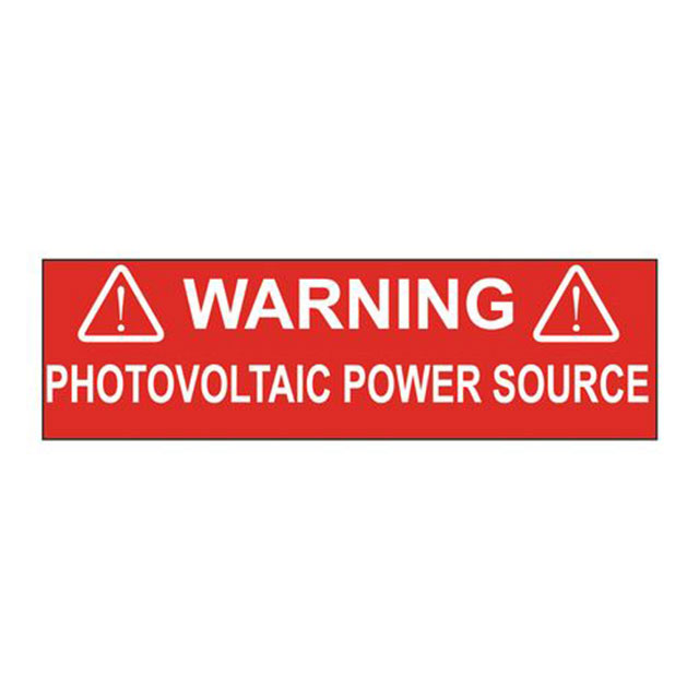 【PPS0206WSR1-PS】LABEL ELECTRL WARN 6"X1.75" W/RD