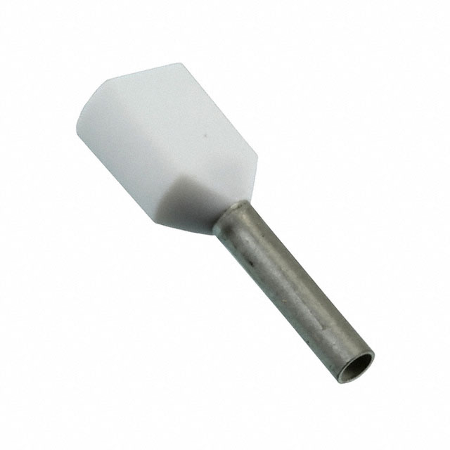 【FTD75-8-D】CONN FERRULE DIN TWO X 22AWG WHT