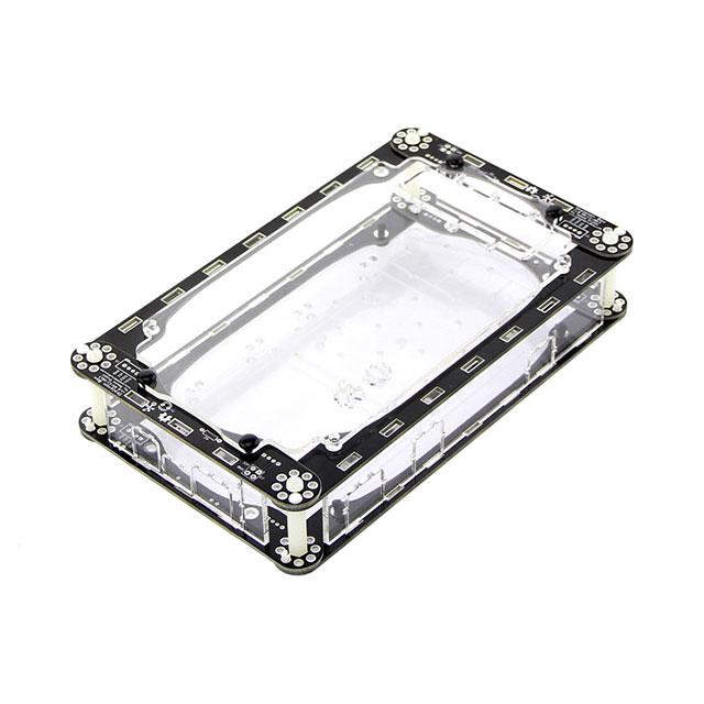 CASE PLSTC BLK/CLR 6.97"LX4.17"W【110990160】