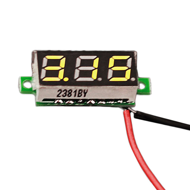 【114990165】VOLTMETER 2.6-30VDC LED PNL MT