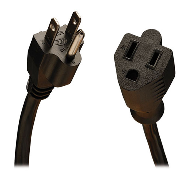 【P022-010】CORD 18AWG NEMA5-15P - 5-15R 10'