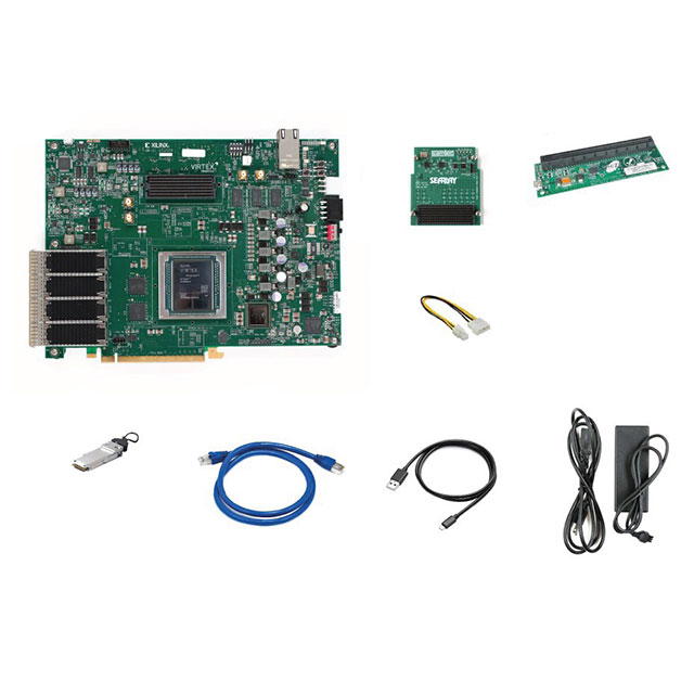 KIT EVAL VCU128 VIRTEX USCALE【EK-U1-VCU128-G】