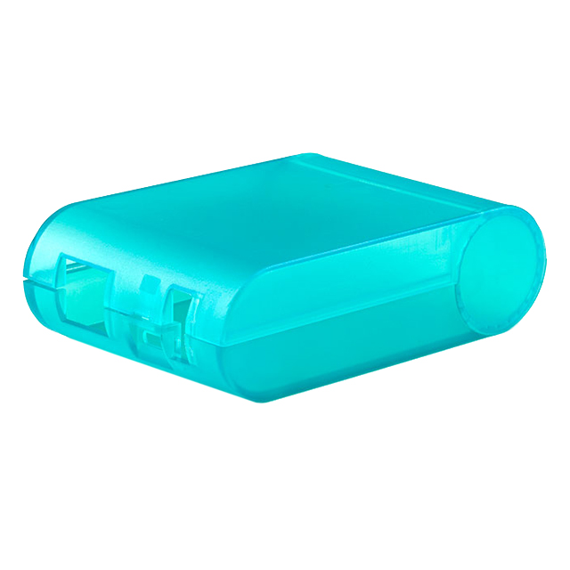 【M000008】CASE PLASTIC TRANS BLUE