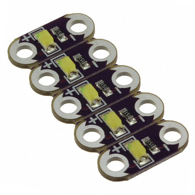 【DEV-13902】LED WHITE LILYPAD 5PCS