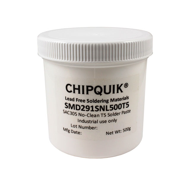 SOLDER PASTE SAC305 500G T5【SMD291SNL500T5】