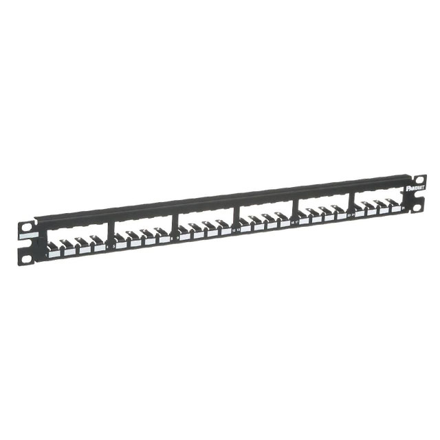 PATCH PANEL 24 PORT BLACK【CP24BLY】