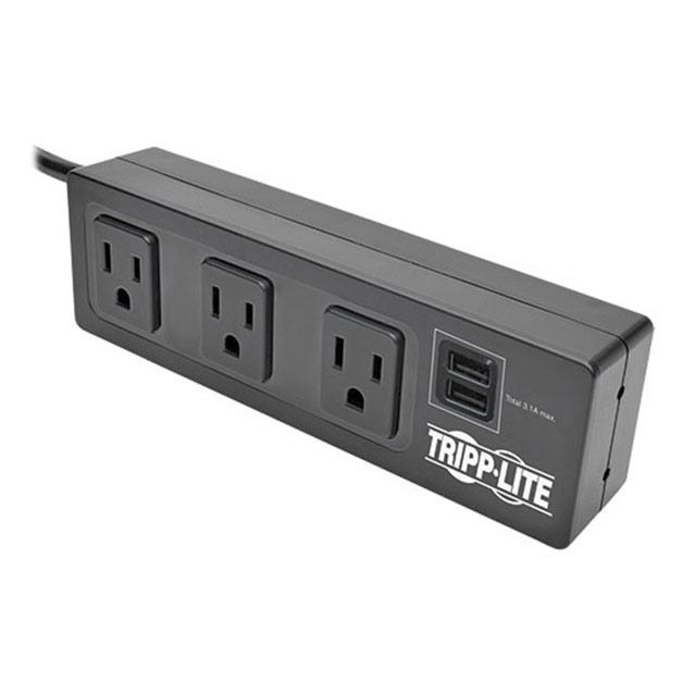 OUTLET STRIP SPD 3 OUT 15A 120V【TLP310USBS】
