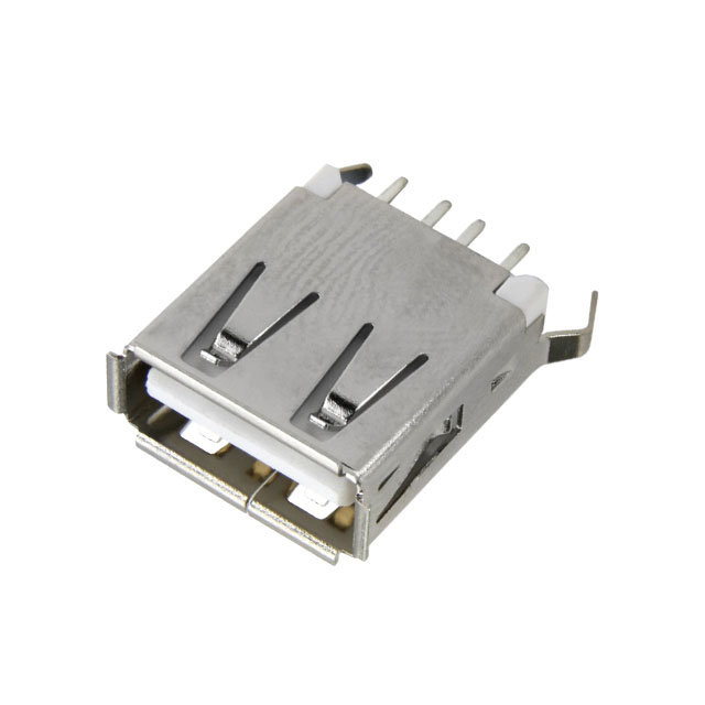 【M701-240442】CONN RCPT USB2.0 TYPEA 4POS VERT