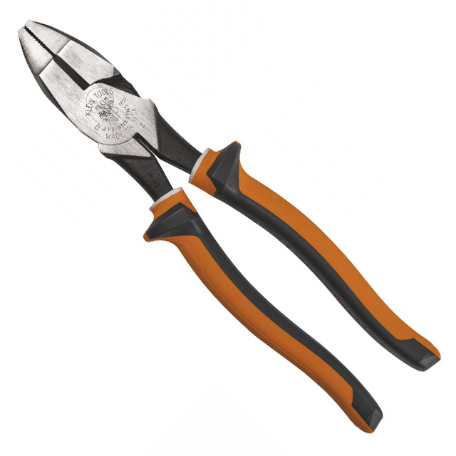 【213-9NE-EINS】PLIERS COMBO FLAT NOSE 9.63"