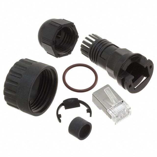 【EB-CC-CAT5-M4】FI IP67 RJ45 CON, 1=4PCS