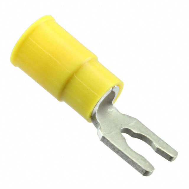 【0190990048】CONN SPADE TERM 10-12AWG #8 YEL