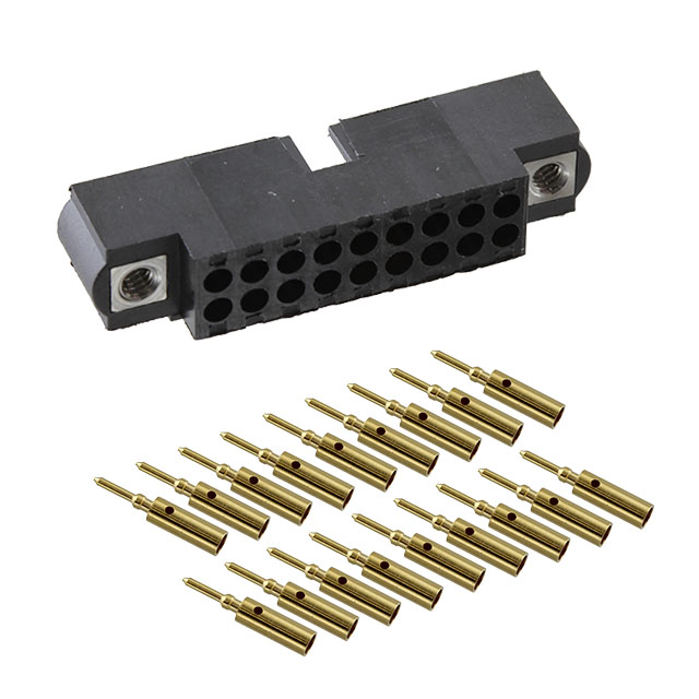 【M80-5601805】CONN HEADER 18P CRIMP 22AWG GOLD