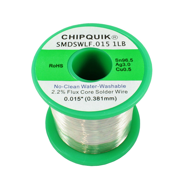 LF SOLDER WIRE 96.5/3/0.5 TIN/SI【SMDSWLF.015 1LB】