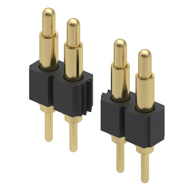 【825-22-008-10-003101】CONN SPRING PISTON 8POS PCB
