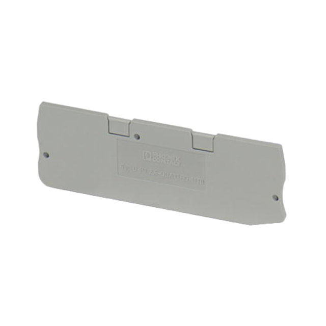 【3210209】CONN TERM BLK END PLATE GRAY