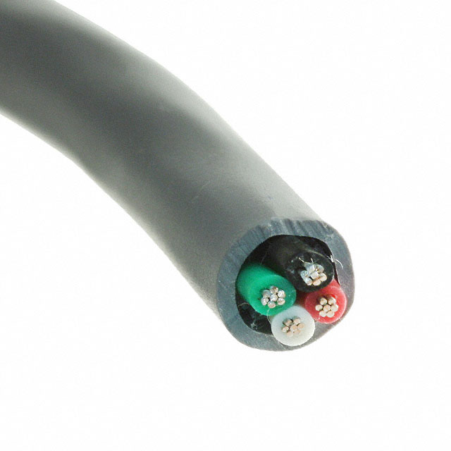 【1064 SL001】CABLE 4COND 16AWG SLATE 1000'