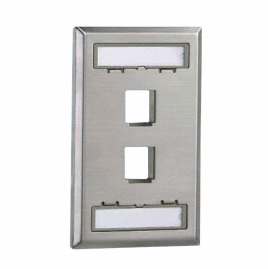 【CFPL2SY】SINGLE GANG, VERTICAL FACEPLATE