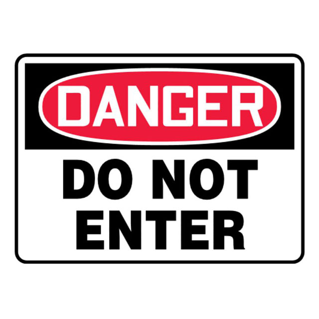 SIGN ELECTRL WARN 10"X7" RD/BK/W【PVS0710D7013】