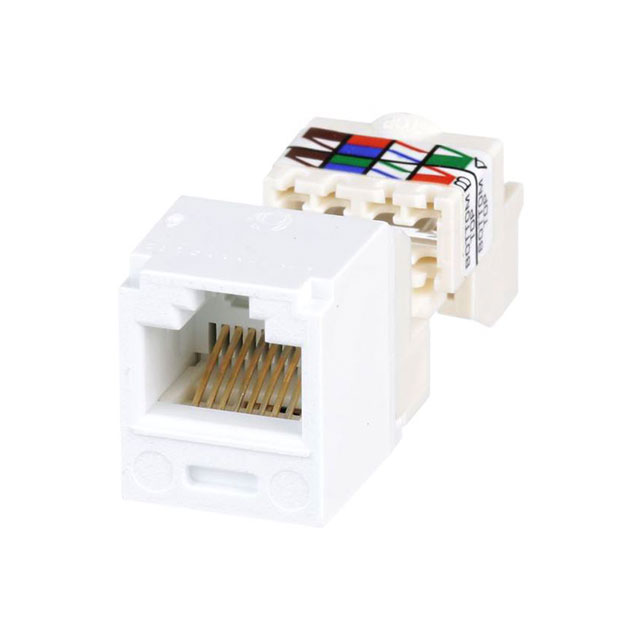 CATEGORY 6, 8 POSITION, 8 WIRE U【CJ688TPWH】