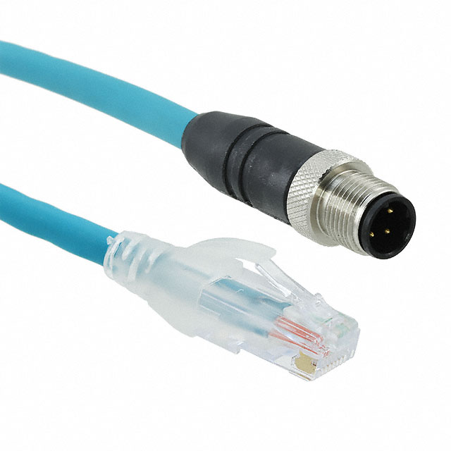 【DR04QR117 TL355】CBL ASSY CIRC 4P M TO RJ45 1.97'