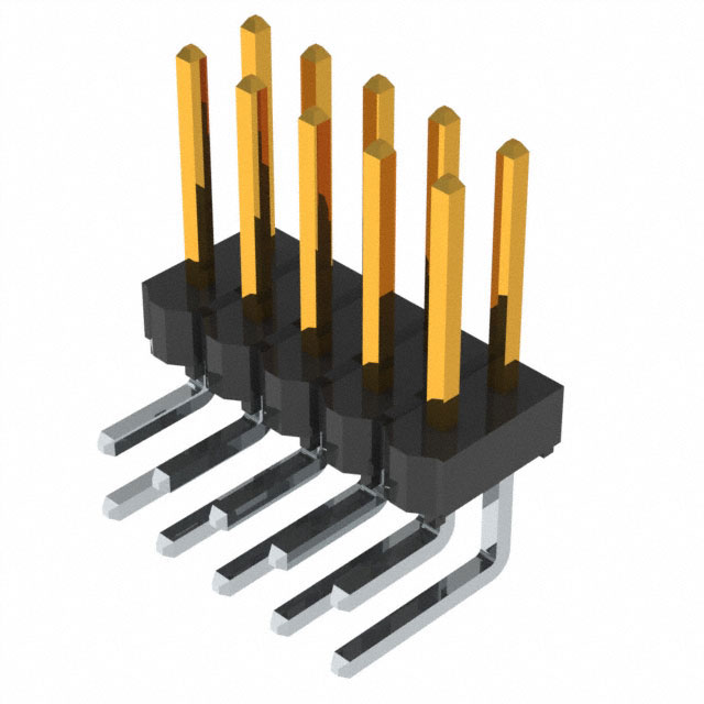 【TSW-105-25-L-D-RA】CONN HEADER R/A 10POS 2.54MM