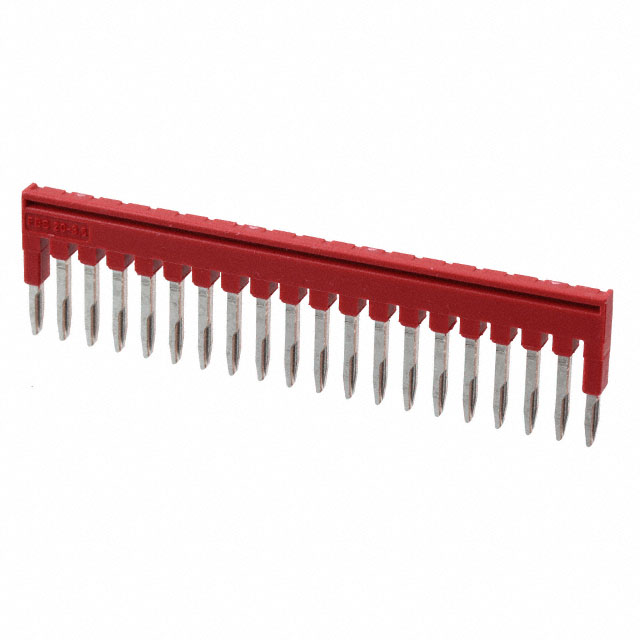 【3213069】JUMPER TERM BLK 20POS FLAT PIN