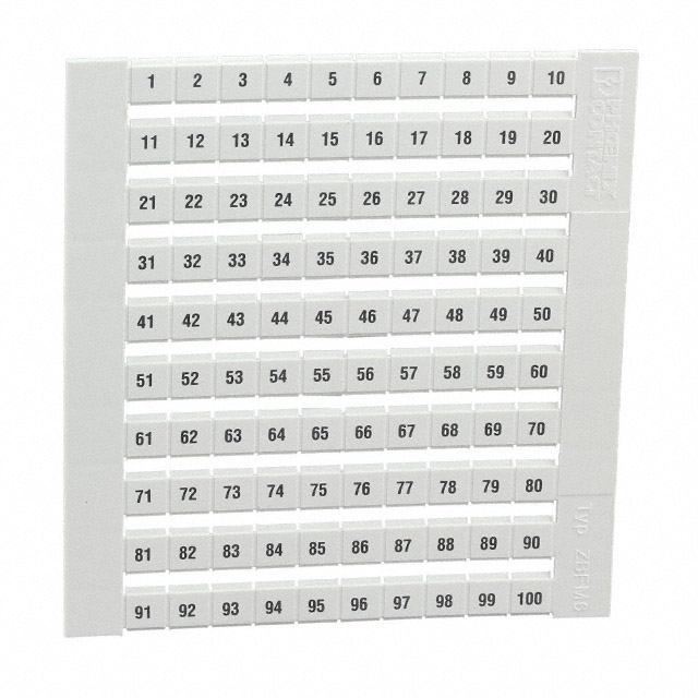 【0800284】ZACK STRIP FLAT 100SECT 1-100