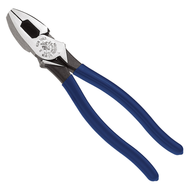 PLIERS COMBO FLAT NOSE 9.38"【D213-9NETP】