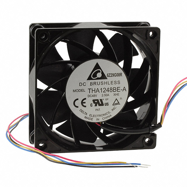 【THA1248BE-AXHE】FAN AXIAL 120X38MM 48VDC WIRE