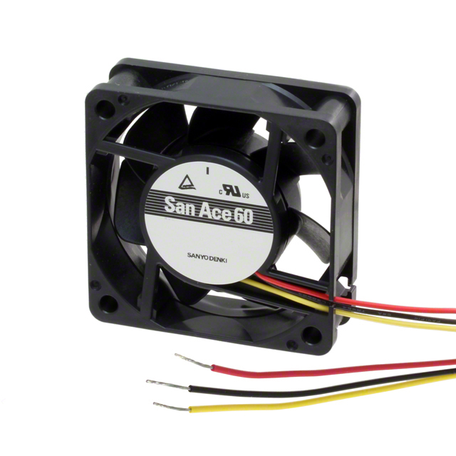 【9S0612H401】FAN AXIAL 60X25MM 12VDC WIRE