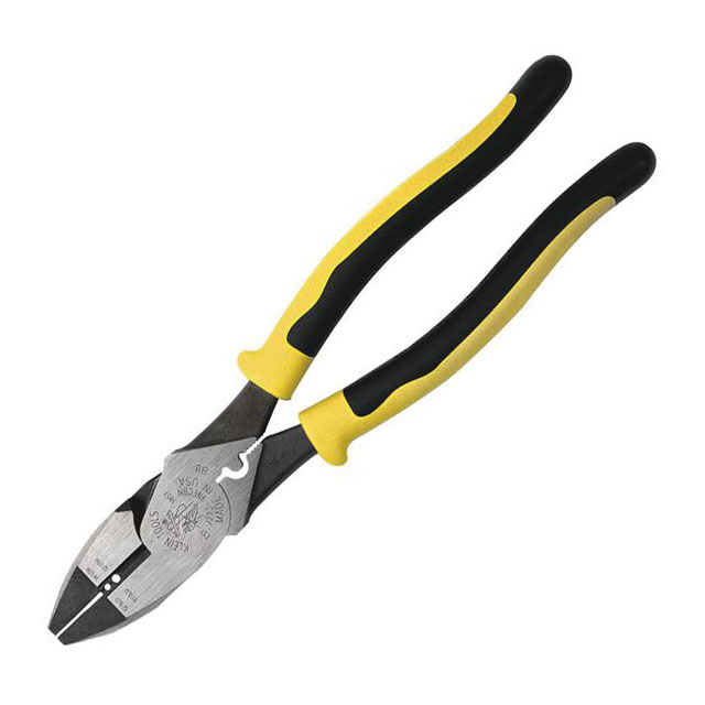 PLIERS COMBO FLAT NOSE 9.50"【J2139NECRN】