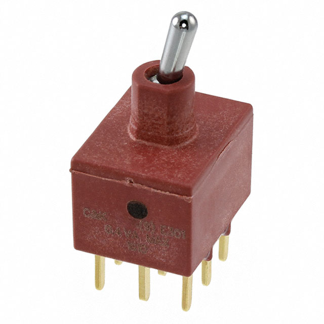 【E301MD1CBE】SWITCH TOGGLE 3PDT 0.4VA 20V