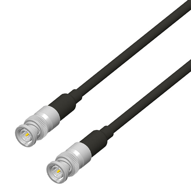 【095-850-186M025】COAX CBL BNC TO BNC 9.8"