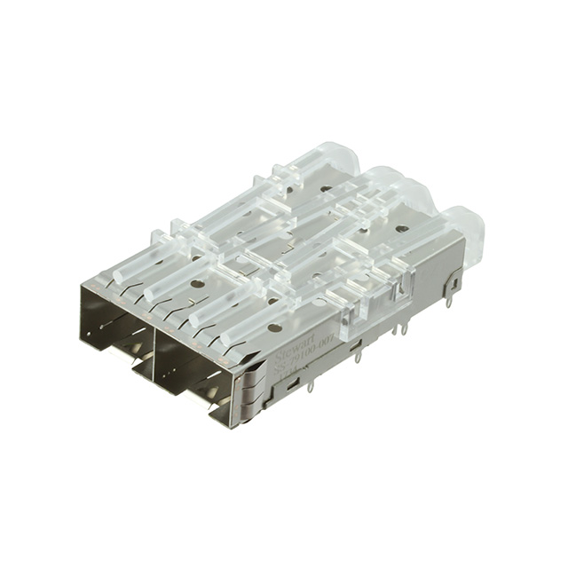 【SS-79100-007】CONN SFP+ CAGE 1X2 PRESS-FIT R/A