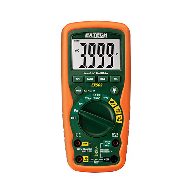 MULTIMETER, HEAVY DUTY, WATERPRO【EX503】