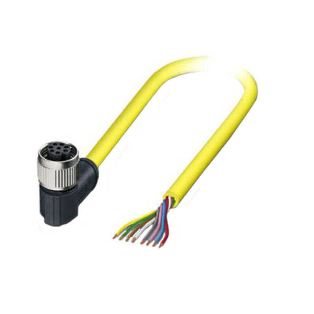 【1418055】CBL 8POS PLUG RA TO WIRE 49.2'[バルク]